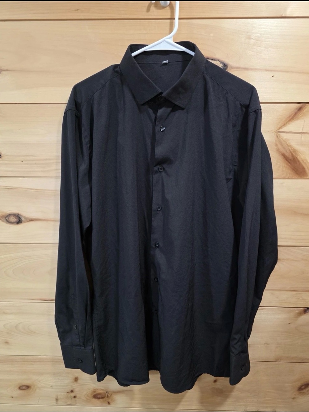 Men's State & Liberty XL Black Button-Up Dress Shirt